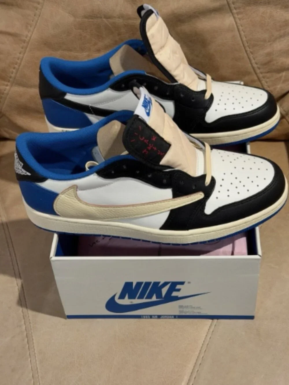 Travis Scott fragment design Nike Air Jordan 1 Low OG SP